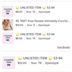 Bundle for janetypk